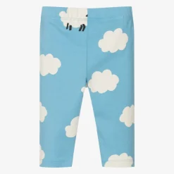 Stella McCartney Kids Girls Blue Cotton Sheep Leggings New