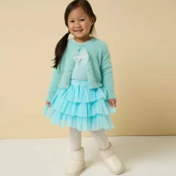 iDO Baby Girls Blue Cotton Top New