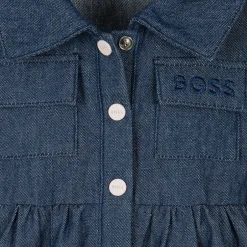 BOSS Girls Blue Denim Dress Best