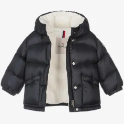 Moncler Enfant Girls Blue Down Padded Jacket Hot