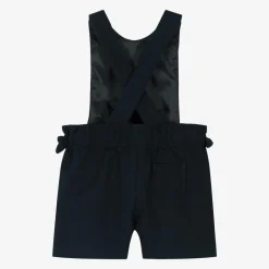 Tartine et Chocolat Girls Blue Dungaree Shorts Best