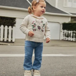 Mayoral Girls Blue Flared Denim Jeans Sale