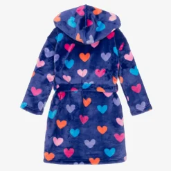 Hatley Girls Blue Fleece Dressing Gown Hot