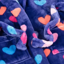 Hatley Girls Blue Fleece Dressing Gown Hot
