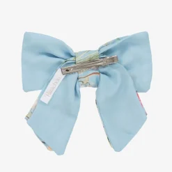 Patachou Girls Blue Floral Bow Hair Clip (14cm) Online