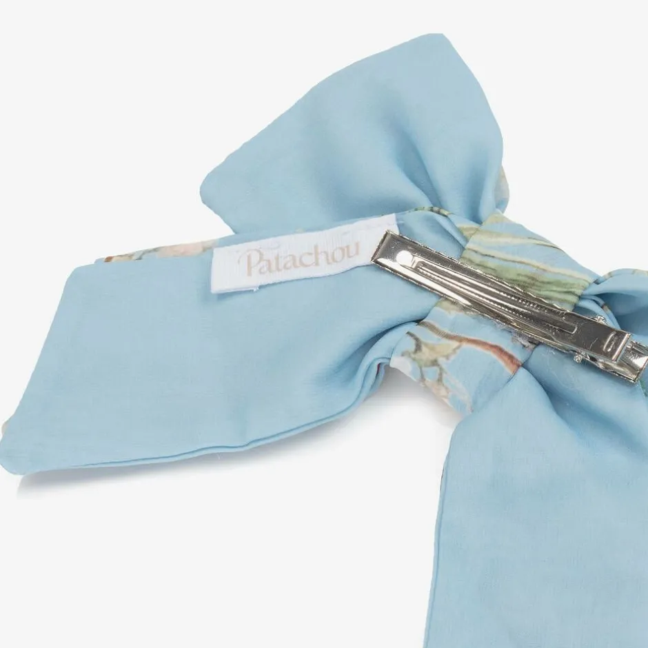 Patachou Girls Blue Floral Bow Hair Clip (14cm) Online