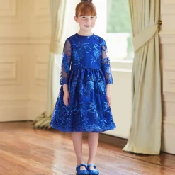 Manuela de Juan Girls Blue Glitter Shoes Outlet