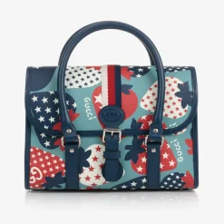 Gucci Girls Blue Handbag (27cm) Clearance