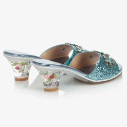 Souza Girls Blue Heeled Shoes Hot