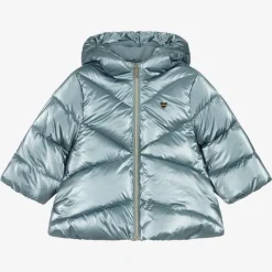 Mayoral Girls Blue Puffer Coat Clearance