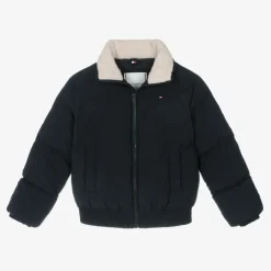 Tommy Hilfiger Girls Blue Puffer Jacket Sale