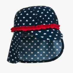 Playshoes Girls Blue Sun Protective Swim Hat (UPF50+) New
