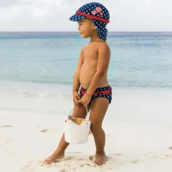 Playshoes Girls Blue Sun Protective Swim Hat (UPF50+) New