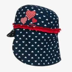 Playshoes Girls Blue Sun Protective Swim Hat (UPF50+) New