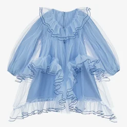 RaspberryPlum Girls Blue Tulle Ruffle Dress Online