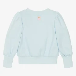 Rock Your Baby Girls Blue Unicorn Cotton Sweatshirt New