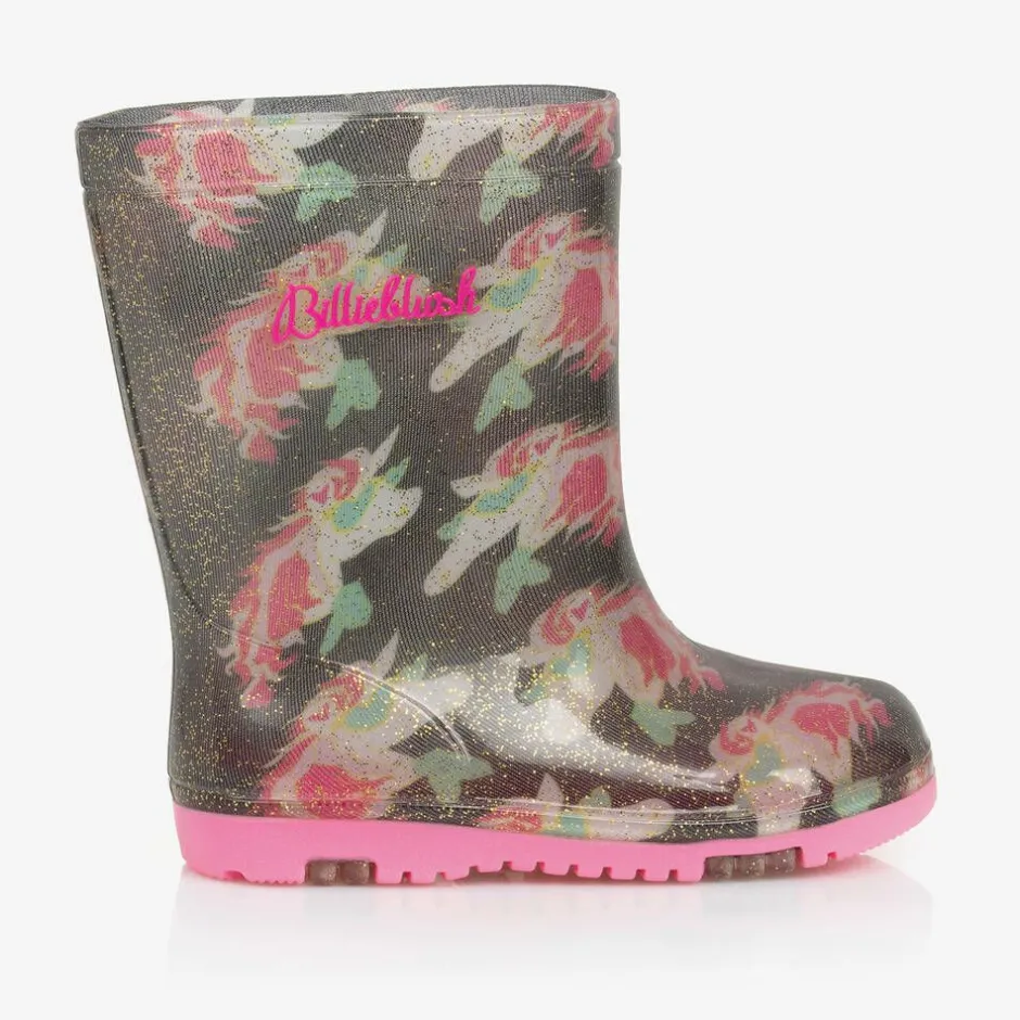 Billieblush Girls Blue Unicorn Rain Boots Online