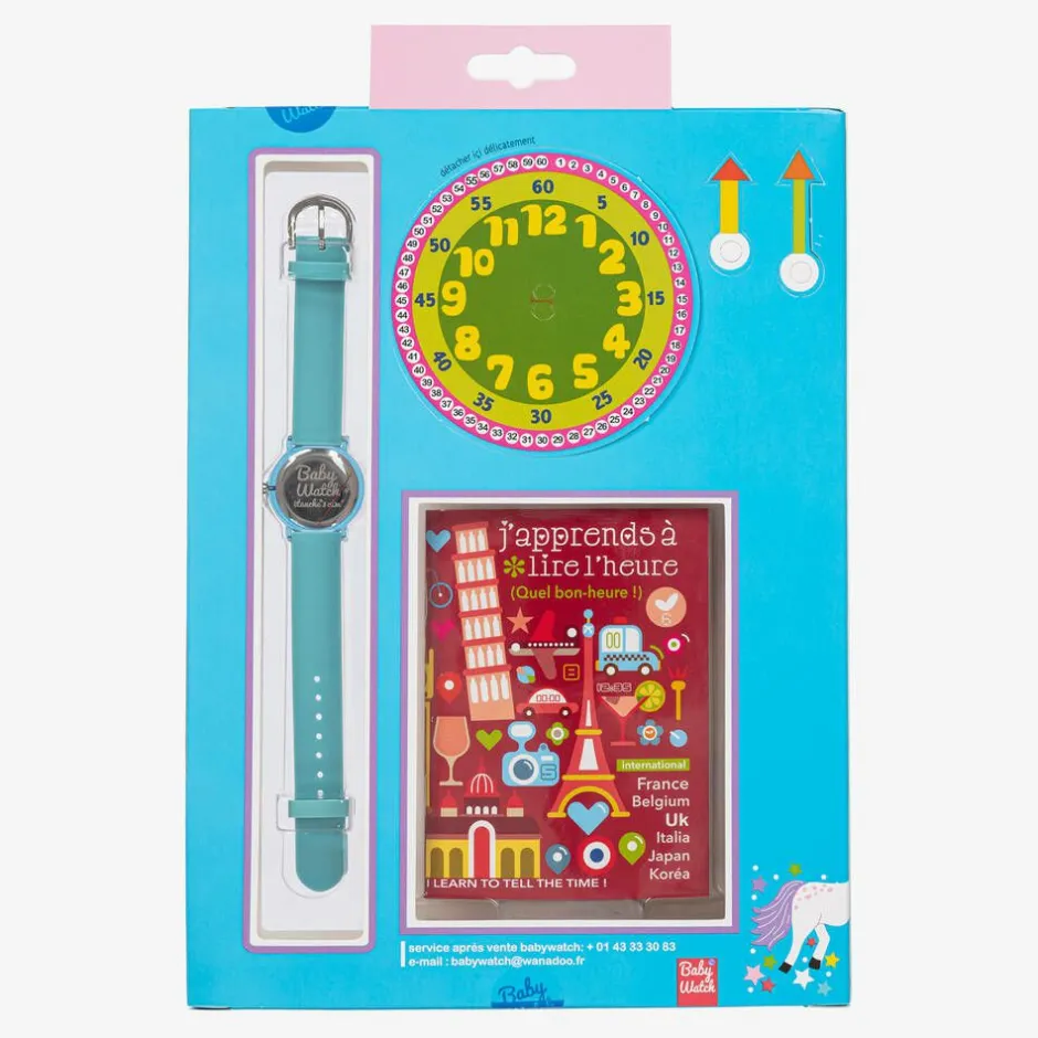Baby Watch, Paris Girls Blue Unicorn Watch Outlet