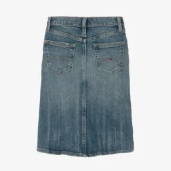 Tommy Hilfiger Girls Blue Washed Denim Skirt Hot
