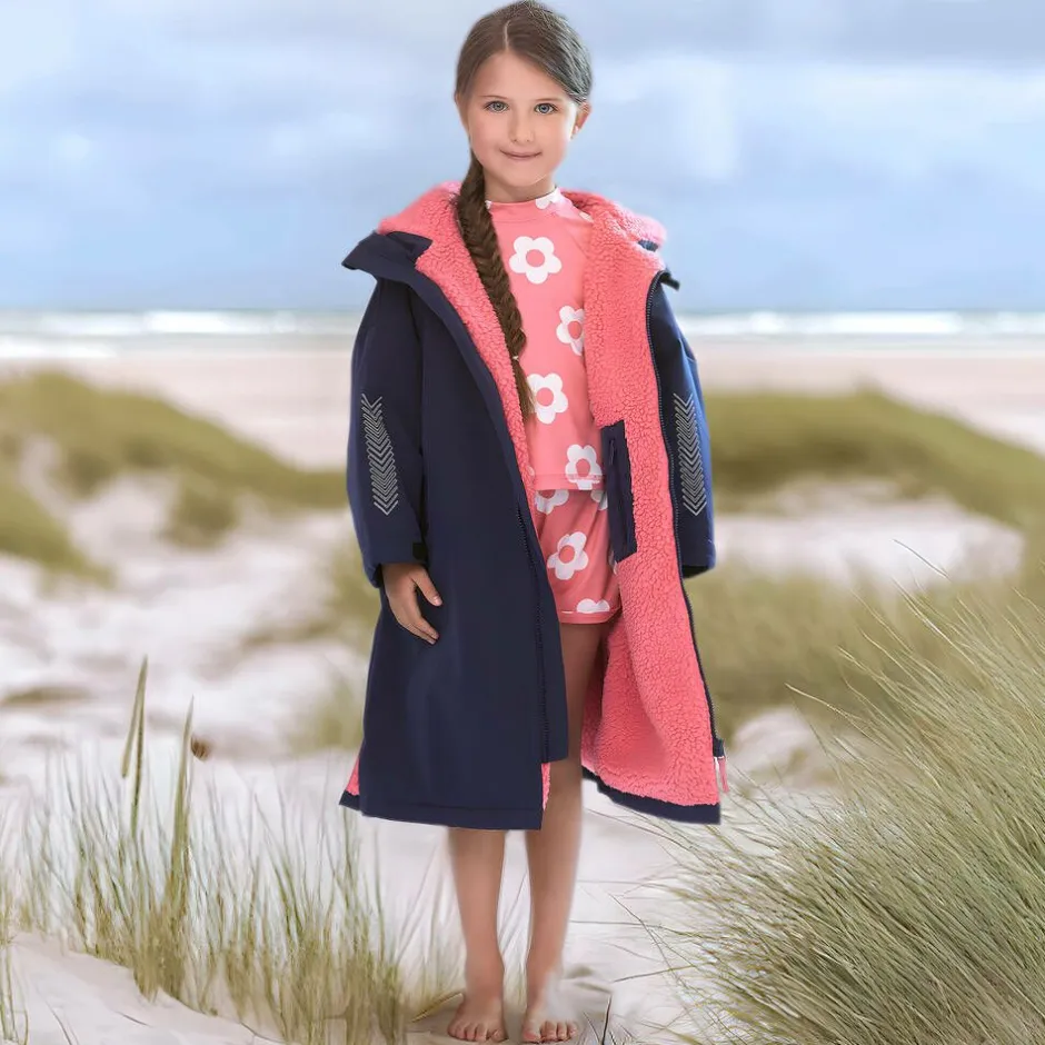 Mitty James Girls Blue Water-Repellent Changing Coat Outlet