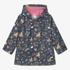 Powell Craft Girls Blue Woodland Print Raincoat Online