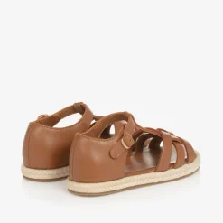 Age of Innocence Girls Brown Leather Sandals Best