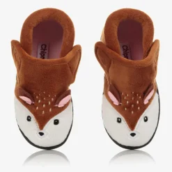 Chipmunks Girls Brown Reindeer Slippers Online