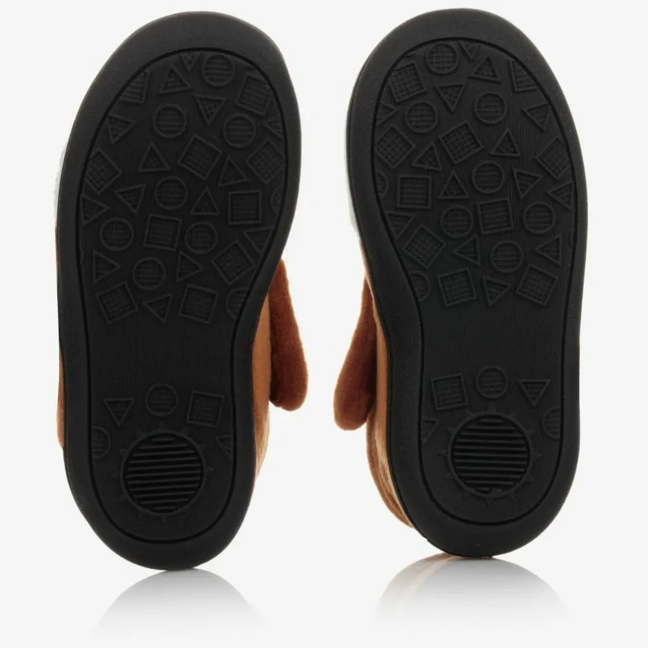 Chipmunks Girls Brown Reindeer Slippers Online