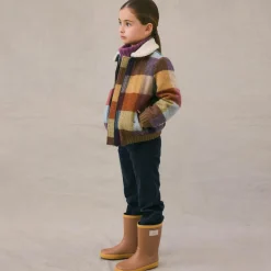 Bonpoint Girls Checked Wool Jacket Sale