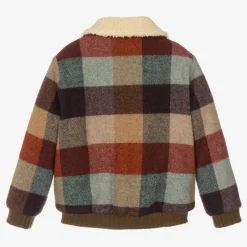 Bonpoint Girls Checked Wool Jacket Sale