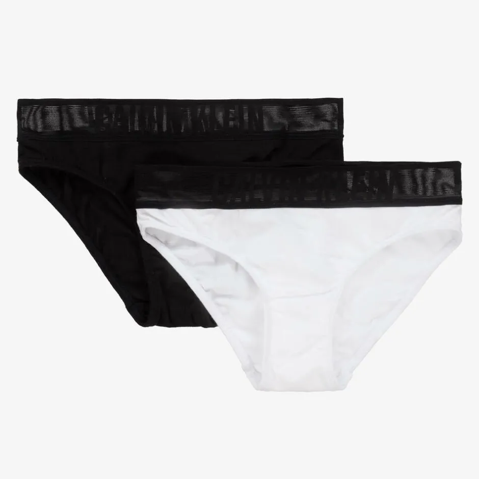 Calvin Klein Girls Cotton Knickers (2 Pack) Online