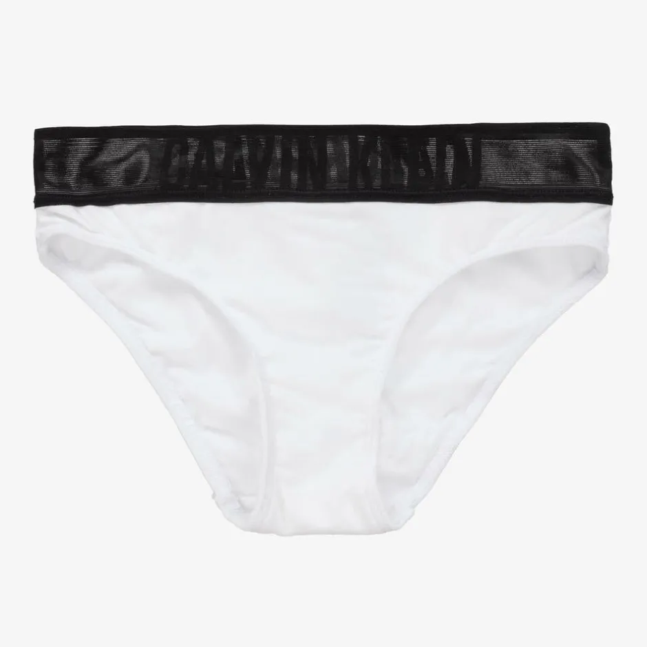 Calvin Klein Girls Cotton Knickers (2 Pack) Online