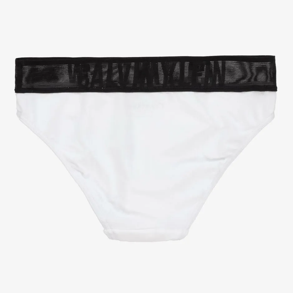 Calvin Klein Girls Cotton Knickers (2 Pack) Online
