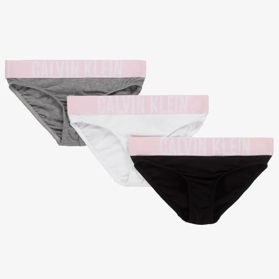 Calvin Klein Girls Cotton Knickers (3 Pack)
