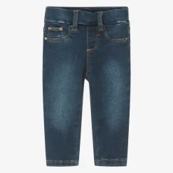 Mayoral Girls Dark Blue Denim Jeggings New