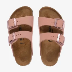 Birkenstock Girls Dusky Pink Buckle Sandals Sale