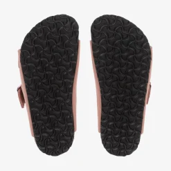 Birkenstock Girls Dusky Pink Buckle Sandals Sale