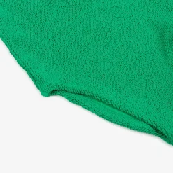 Hunza G Girls Green Crinkle Swimsuit Emerald Clearance