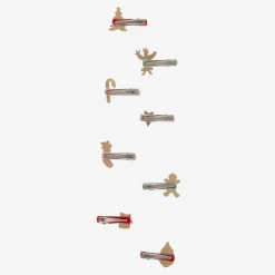 Meri Meri Girls Festive Hair Clips (8 Pack)