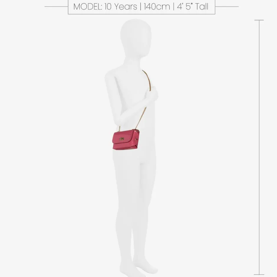 Zaccone Girls Fuchsia Pink Shoulder Bag (14cm) Hot