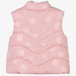 Mayoral Girls Gold & Pink Reversible Gilet Clearance