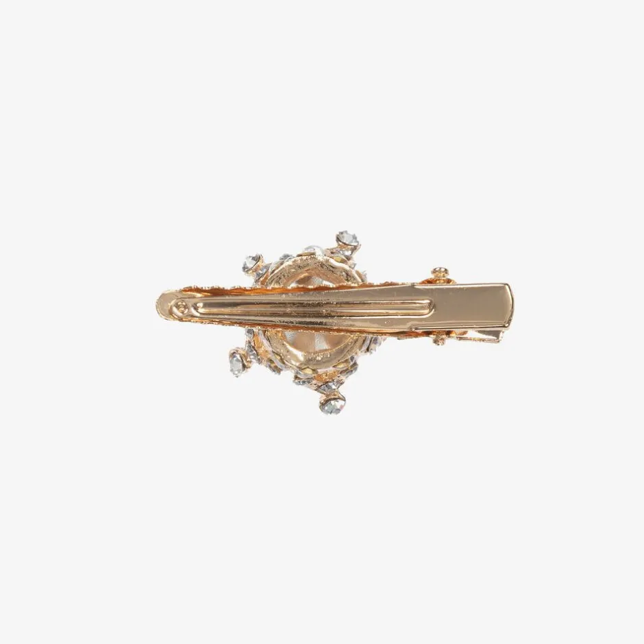Bowtique London Girls Gold Crown Hair Clip (5cm) Hot