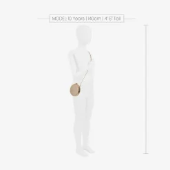 David Charles Girls Gold Diamanté Circle Bag (13cm) Hot