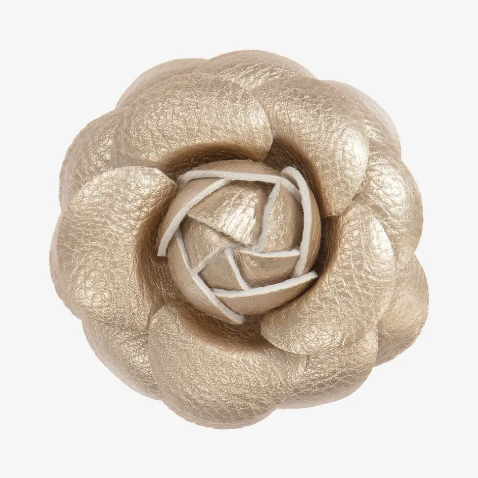 Bowtique London Girls Gold Flower Hair Clip (6cm) Clearance