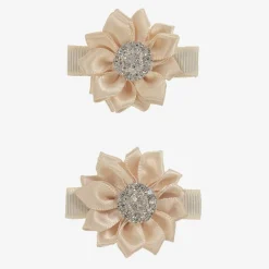 Cute Cute Girls Gold Hair Clips (2 Pack) Hot