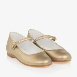 Beatrice amp; George Girls Gold Mary Jane Pumps Best