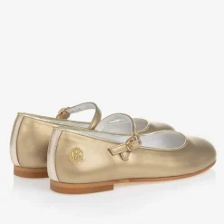 Beatrice amp; George Girls Gold Mary Jane Pumps Best