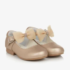 Sevva Girls Gold Mary Jane Shoes Sale