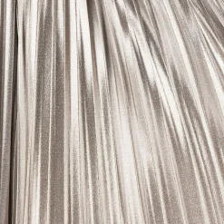 Childrensalon Occasions Girls Gold Pleated Skirt Hot