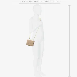 David Charles Girls Gold Rectangular Bag (12cm) Clearance